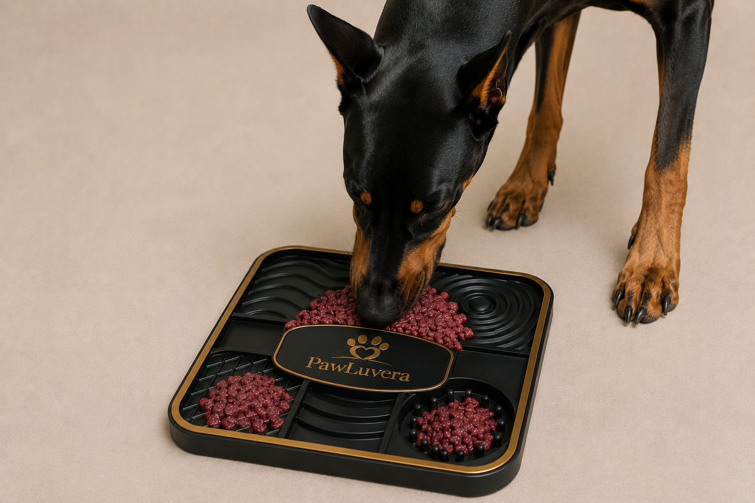 PawLuvera Licking Mat Charcoal