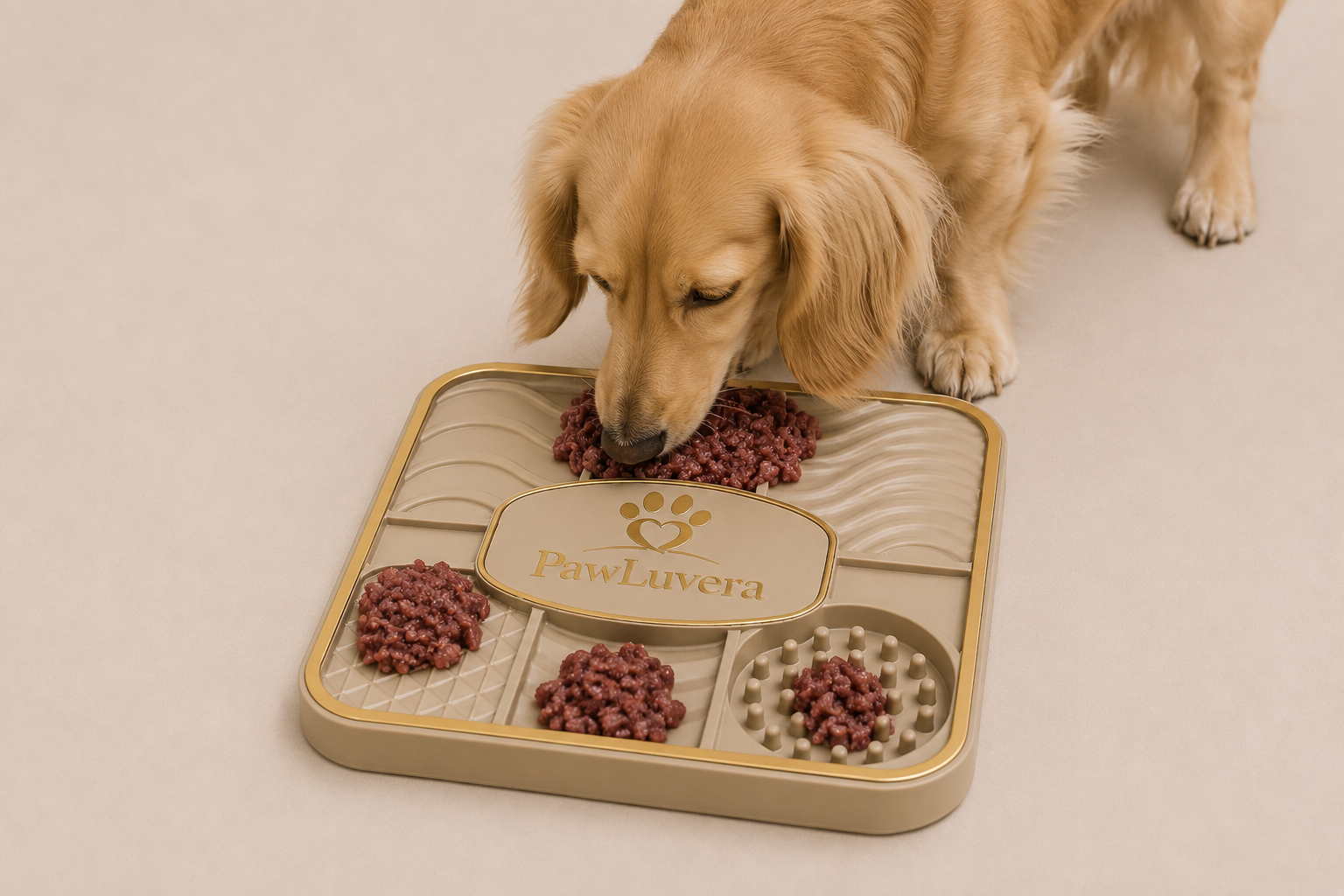 PawLuvera Licking Mat Sand
